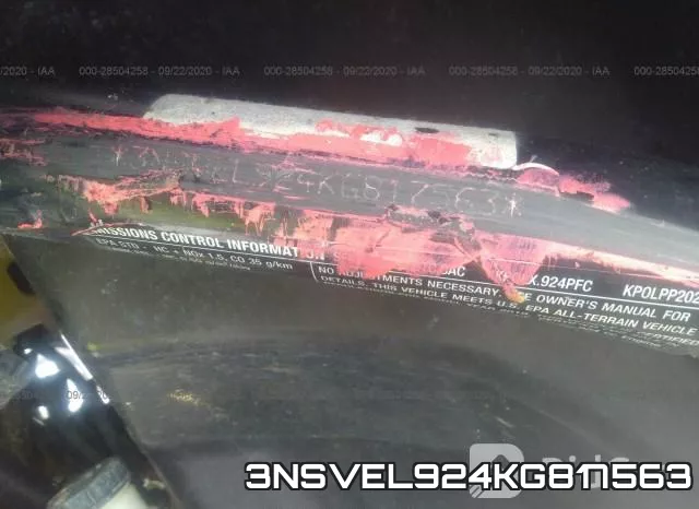3NSVEL924KG817563 фото 2