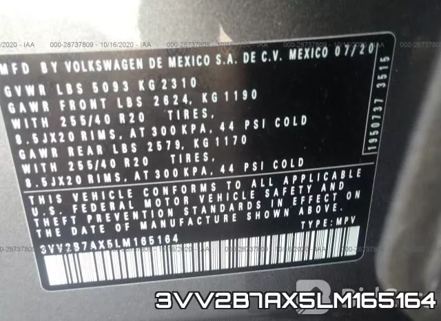 3VV2B7AX5LM165164 фото 10
