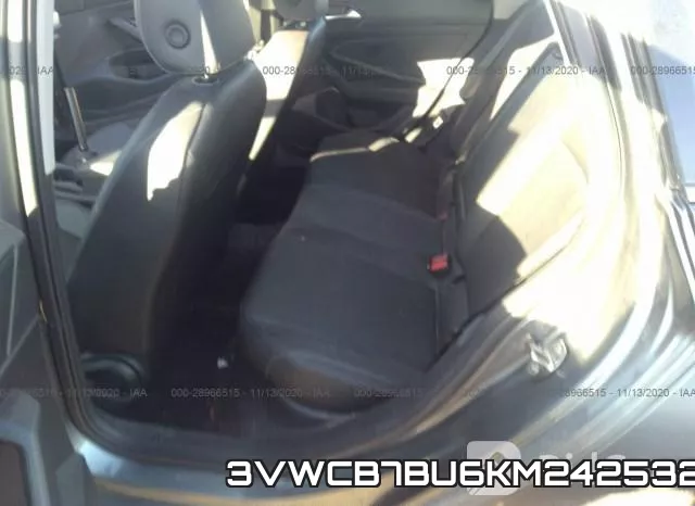 3VWCB7BU6KM242532 фото 9