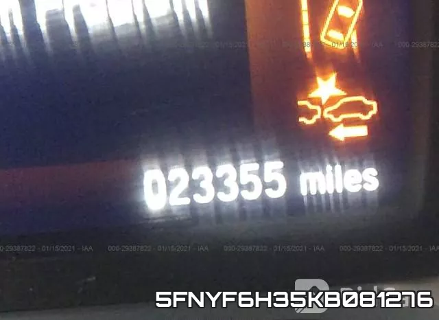 5FNYF6H35KB081276 фото 8