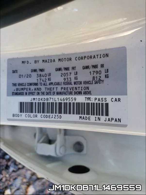 JM1DKDB71L1469559 фото 2