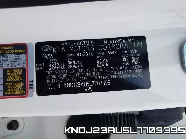 KNDJ23AU5L7703395 фото 2