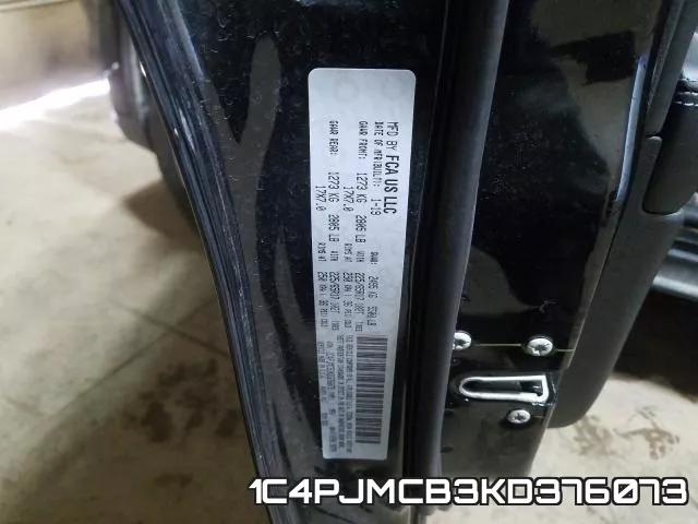 1C4PJMCB3KD376073 фото 2