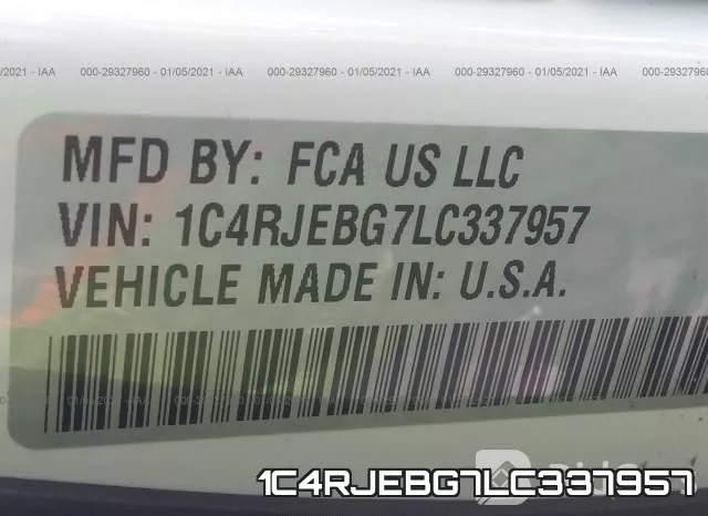 1C4RJEBG7LC337957 фото 10