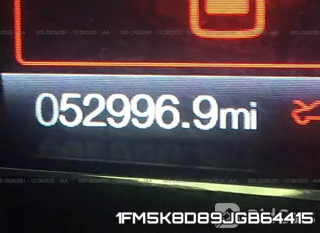 1FM5K8D89JGB64415 фото 8