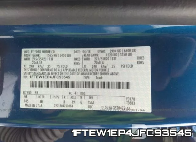 1FTEW1EP4JFC93545 фото 10