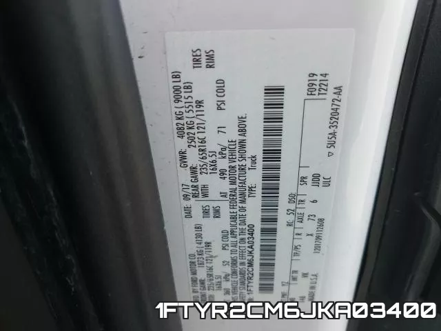 1FTYR2CM6JKA03400 фото 2