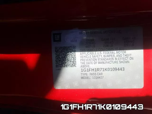 1G1FH1R71K0109443 фото 2