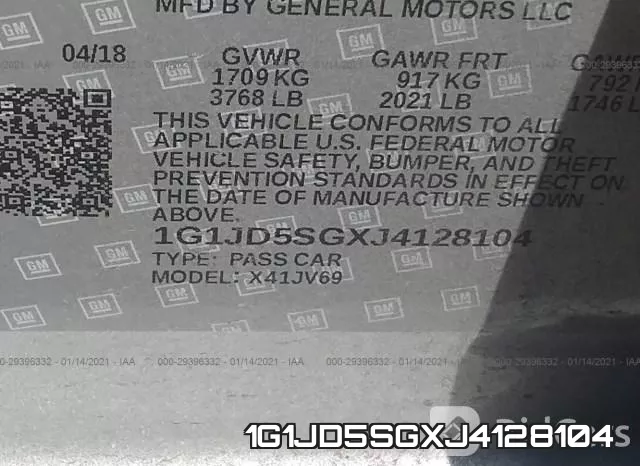 1G1JD5SGXJ4128104 фото 9