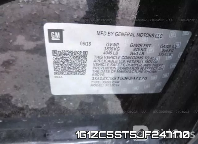 1G1ZC5ST5JF247170 фото 10