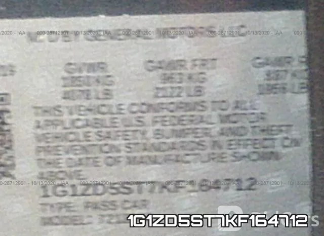 1G1ZD5ST7KF164712 фото 8