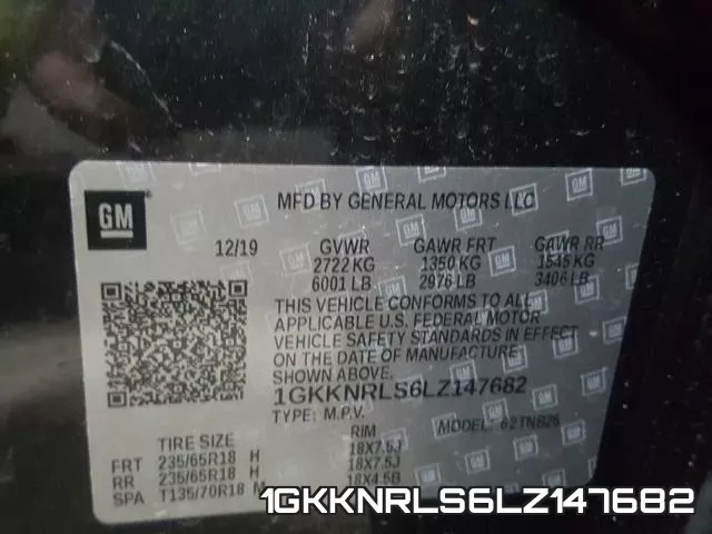1GKKNRLS6LZ147682 фото 2