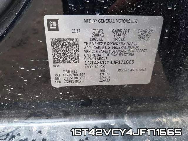1GT42VCY4JF171665 фото 2