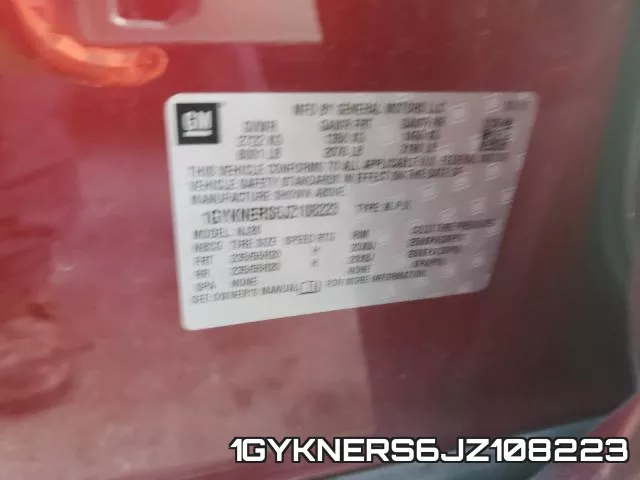 1GYKNERS6JZ108223 фото 2