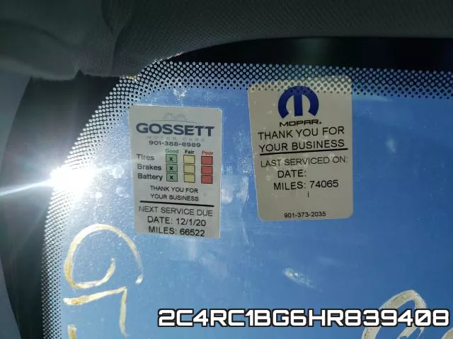 2C4RC1BG6HR839408 фото 7