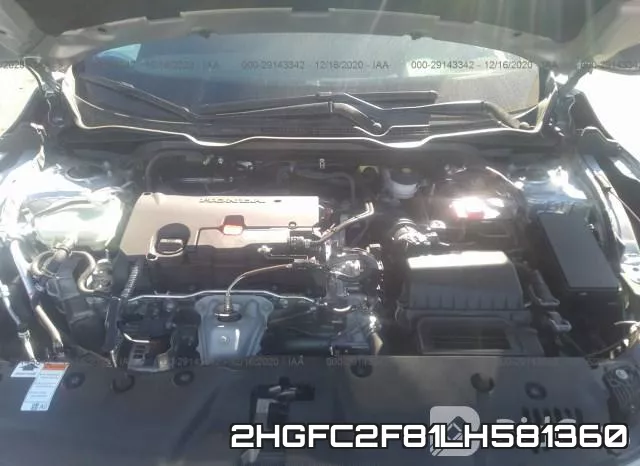 2HGFC2F81LH581360 фото 2
