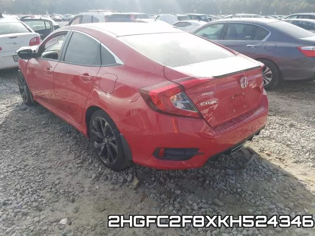 2HGFC2F8XKH524346 фото 4
