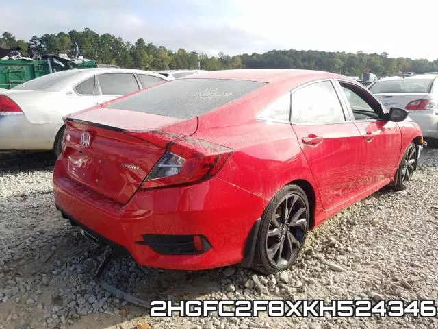 2HGFC2F8XKH524346 фото 5