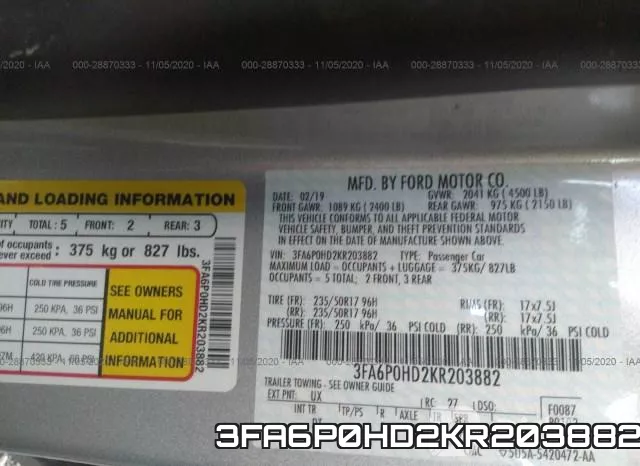 3FA6P0HD2KR203882 фото 10