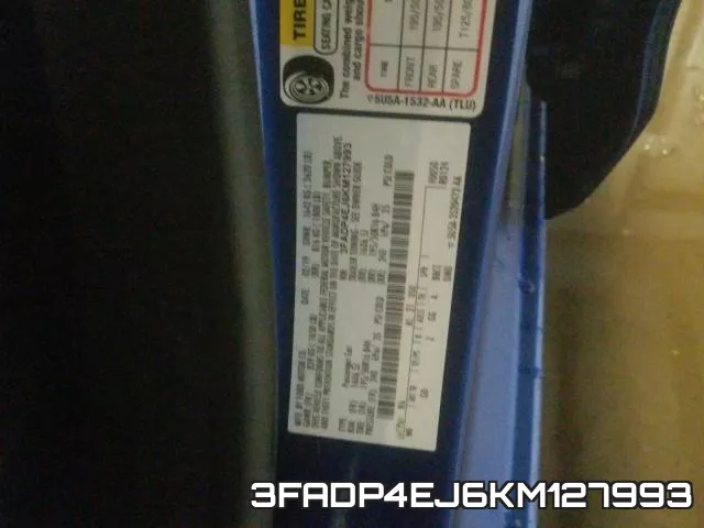3FADP4EJ6KM127993 фото 2