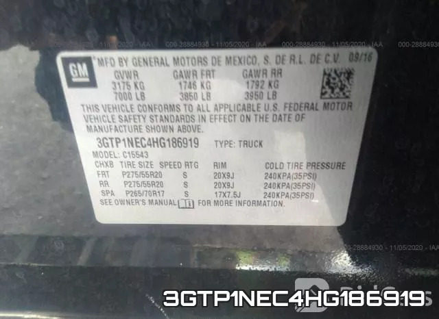 3GTP1NEC4HG186919 фото 10