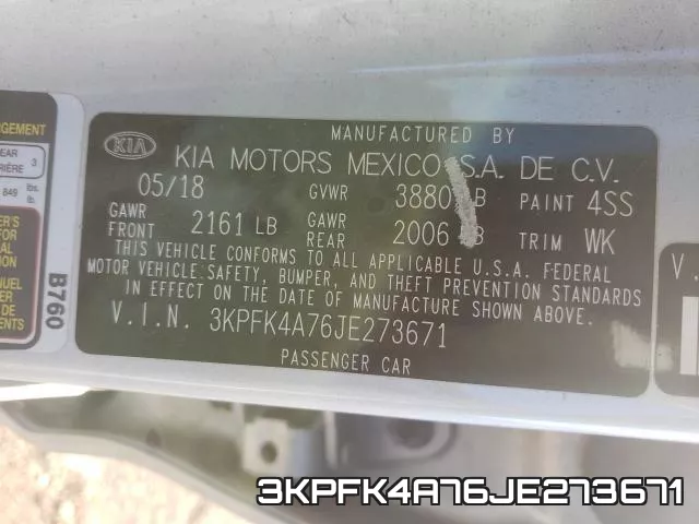 3KPFK4A76JE273671 фото 2