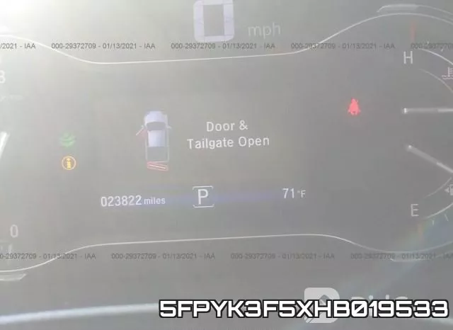 5FPYK3F5XHB019533 фото 7