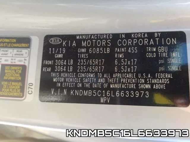 KNDMB5C16L6633973 фото 2