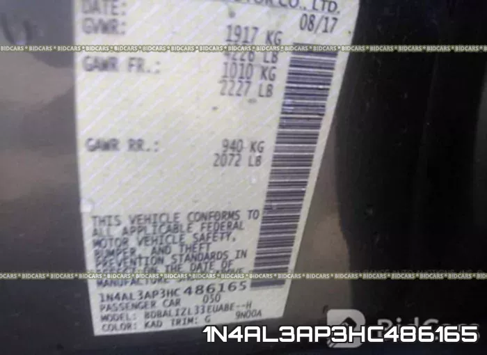 1N4AL3AP3HC486165 фото 10