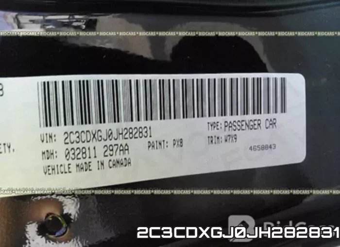 2C3CDXGJ0JH282831 фото 10