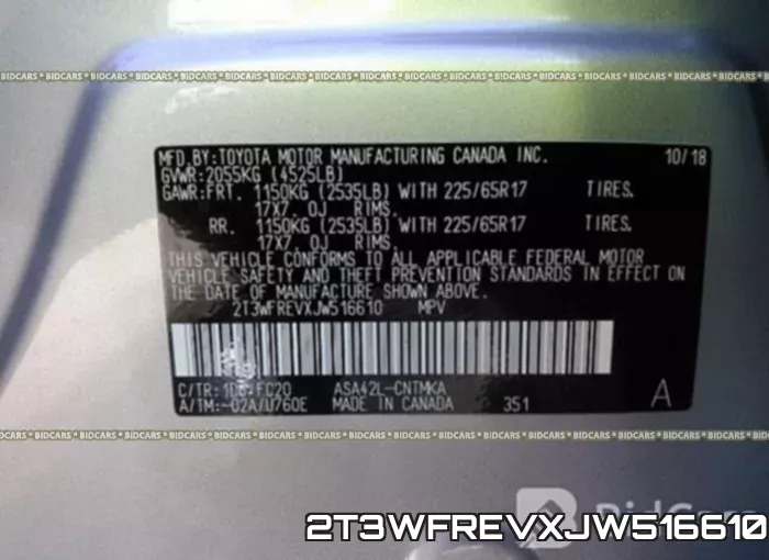 2T3WFREVXJW516610 фото 10