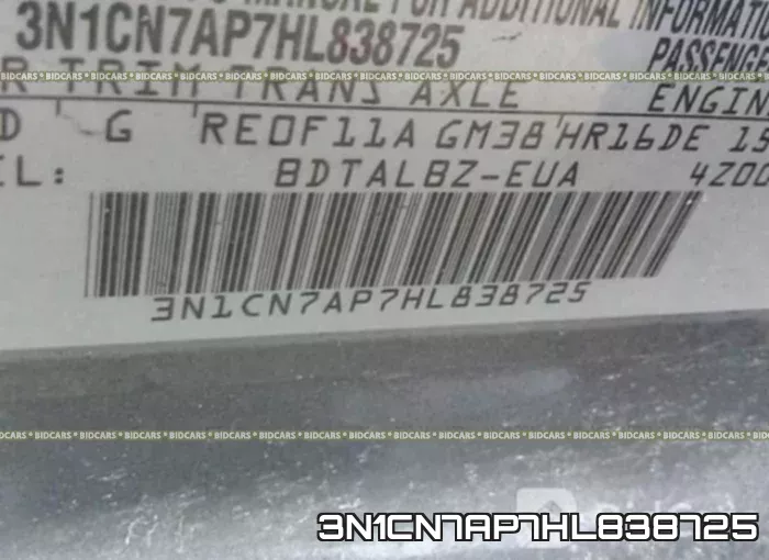 3N1CN7AP7HL838725 фото 10