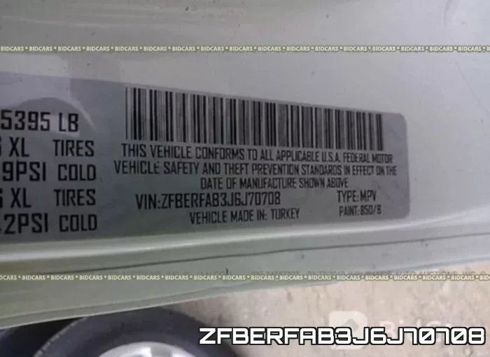 ZFBERFAB3J6J70708 фото 10
