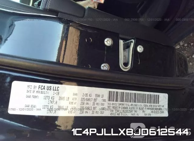 1C4PJLLX8JD612544 фото 10