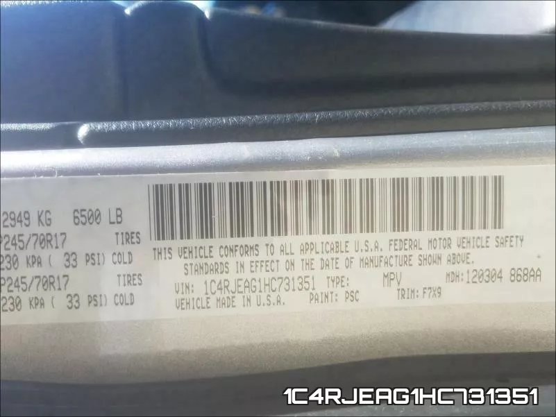 1C4RJEAG1HC731351 фото 2
