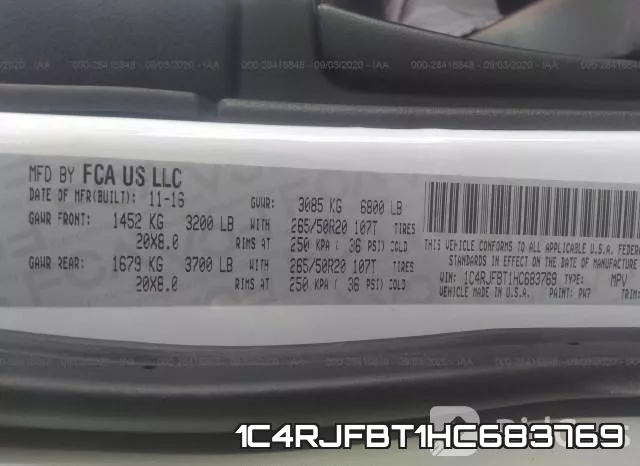 1C4RJFBT1HC683769 фото 10