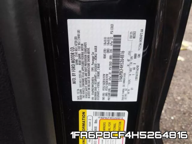 1FA6P8CF4H5264816 фото 2