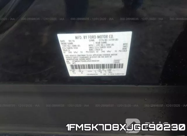 1FM5K7D8XJGC90230 фото 10