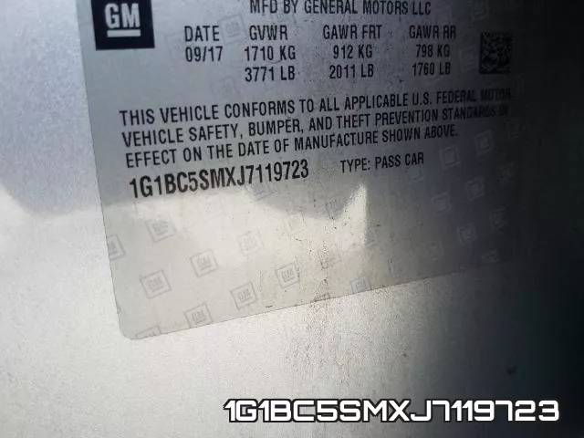 1G1BC5SMXJ7119723 фото 2