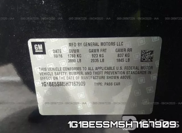 1G1BE5SM5H7167909 фото 10