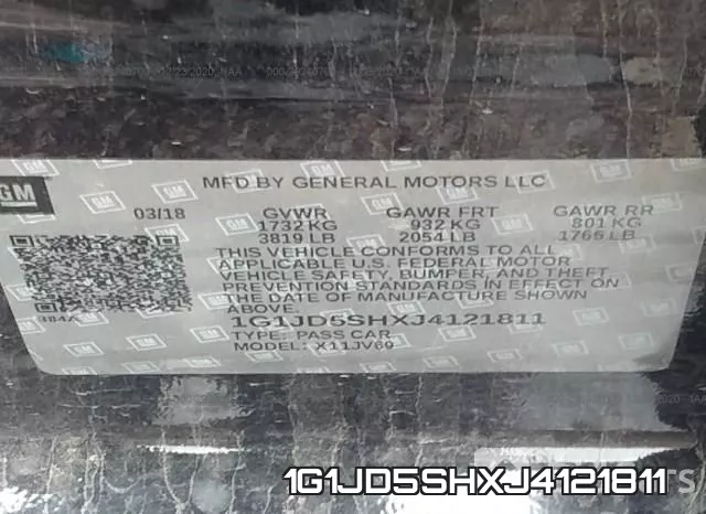 1G1JD5SHXJ4121811 фото 10