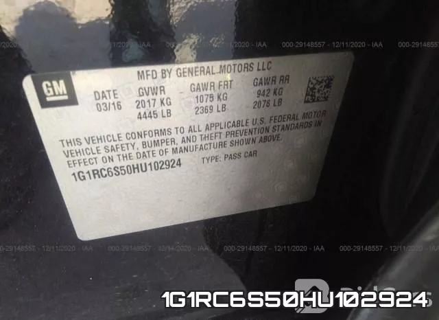 1G1RC6S50HU102924 фото 10