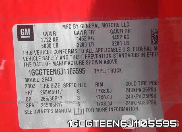 1GCGTEEN6J1105595 фото 7