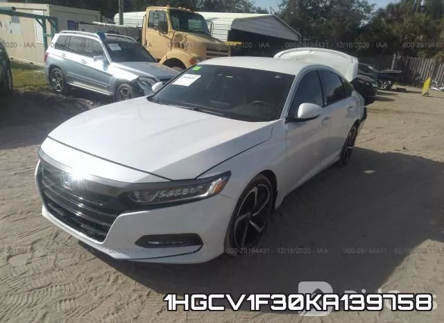 1HGCV1F30KA139758 фото 3