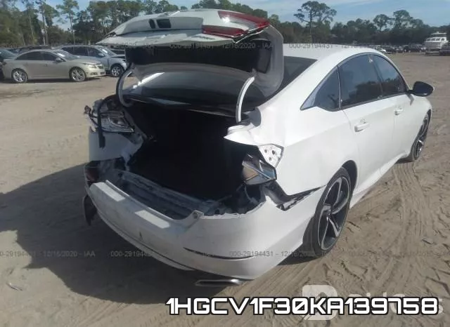 1HGCV1F30KA139758 фото 5