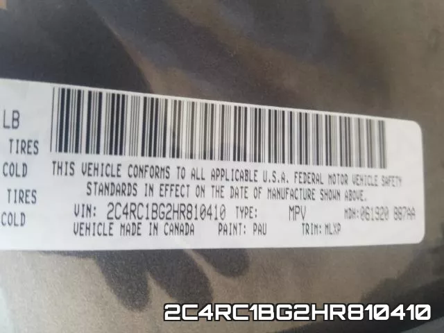 2C4RC1BG2HR810410 фото 2