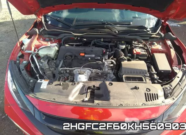 2HGFC2F60KH560903 фото 2