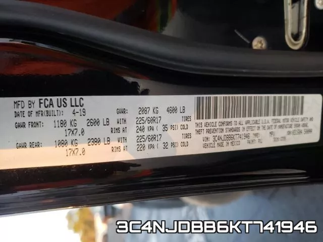 3C4NJDBB6KT741946 фото 2