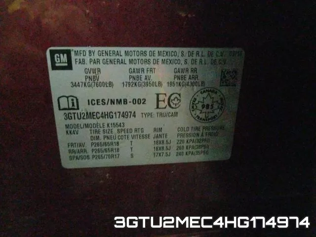 3GTU2MEC4HG174974 фото 2