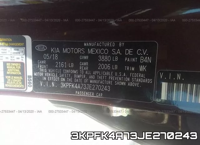3KPFK4A73JE270243 фото 8